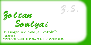 zoltan somlyai business card